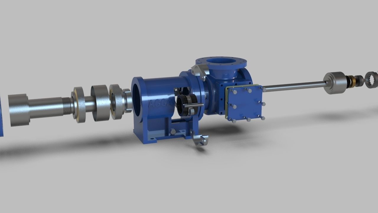 Progressing Cavity Pump 3D model_2