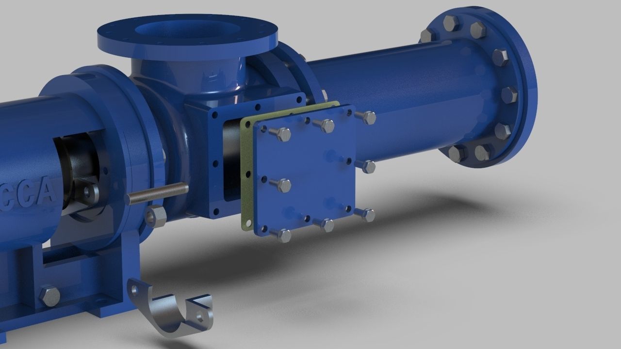 Progressing Cavity Pump 3D model_3