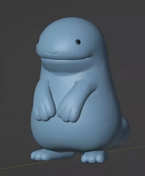 Quagsire  3D print model_0