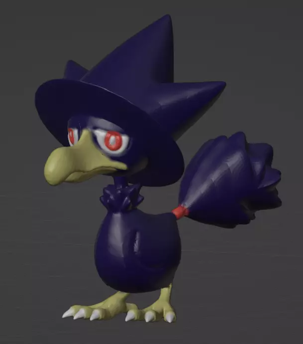 Murkrow  3D print model_0