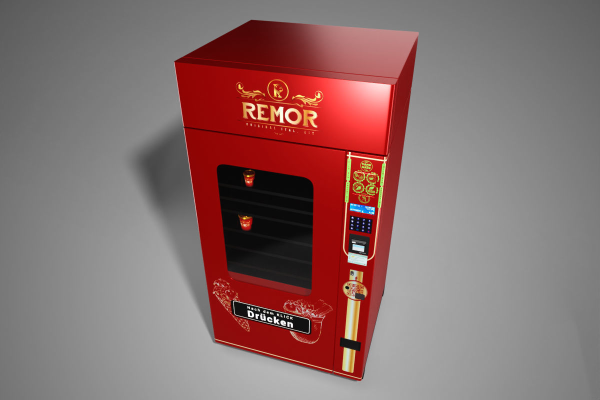 Vending machine - Fridge Low-poly 3D model_5