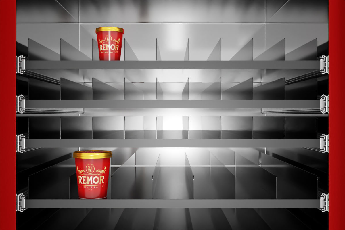 Vending machine - Fridge Low-poly 3D model_6