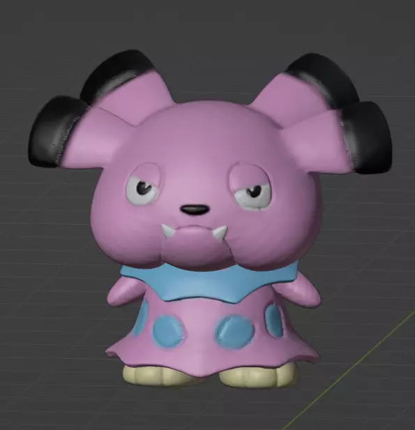 Snubbull  3D print model_0
