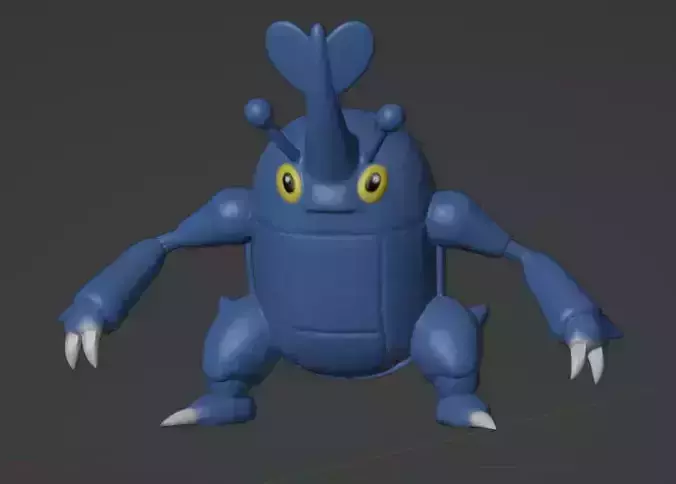 Heracross female  3D print model