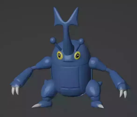 Heracross male  3D print model