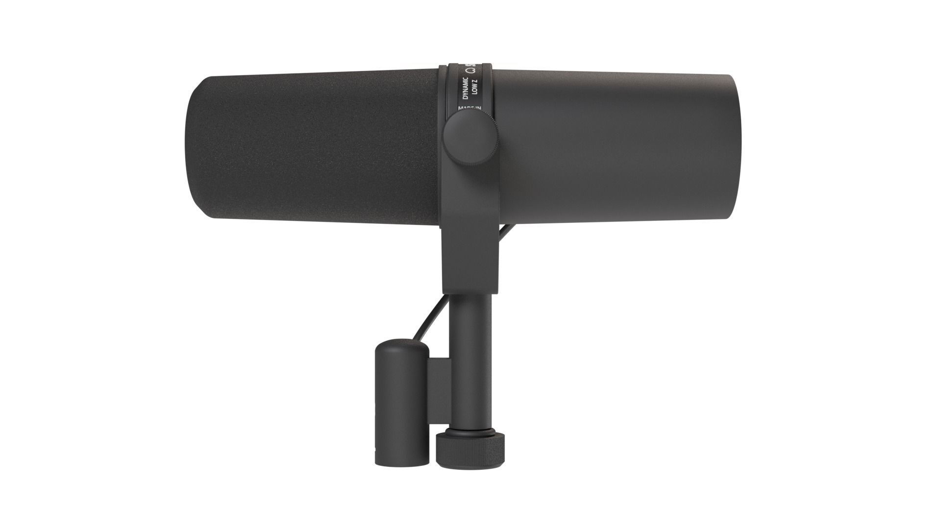 Shure SM7B Microphone 3D model_3