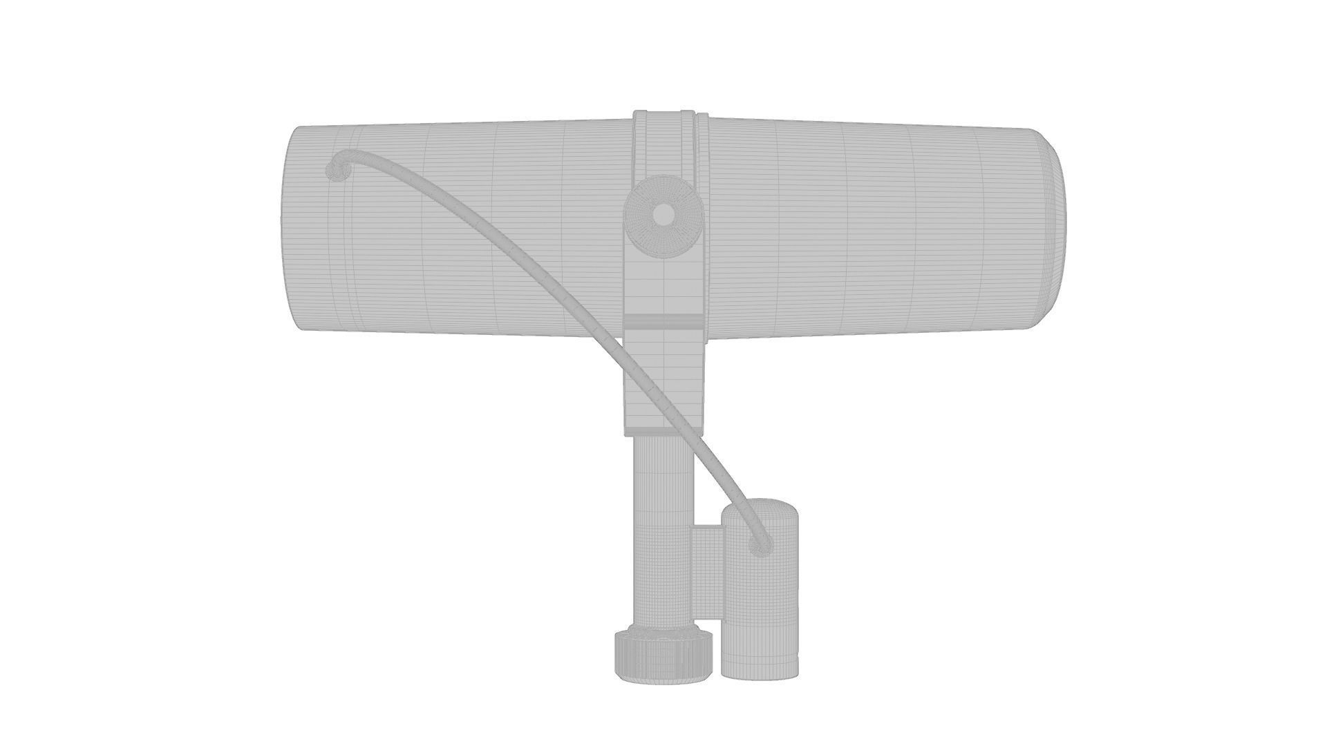 Shure SM7B Microphone 3D model_7