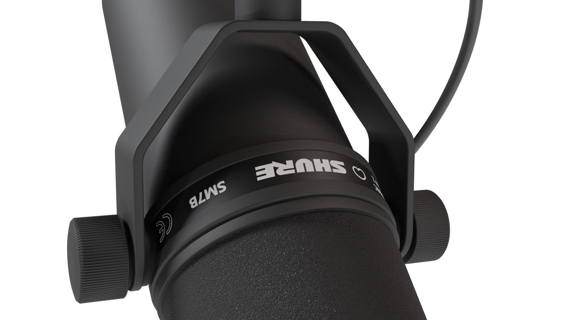 Shure SM7B Microphone 3D model_2