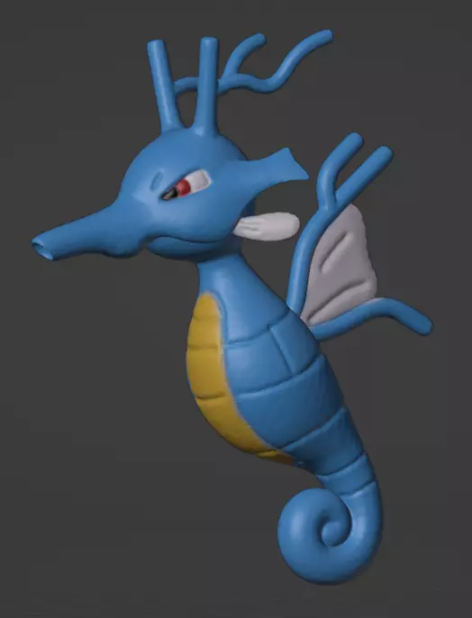 Kingdra  3D print model_0