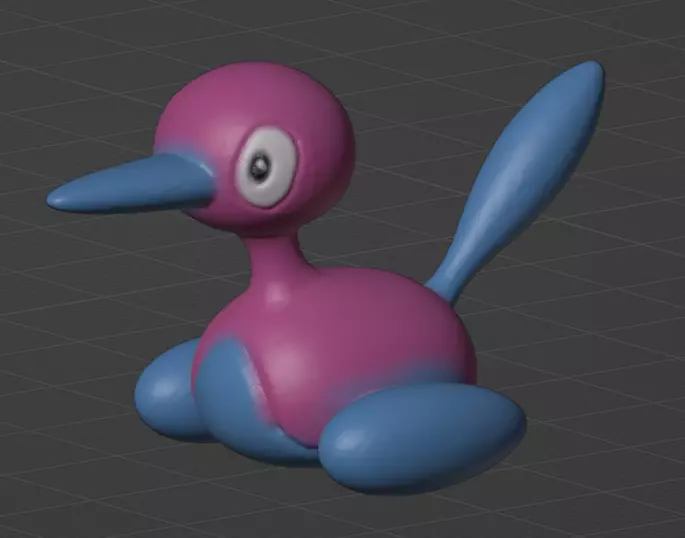 Porygon2  3D print model_0