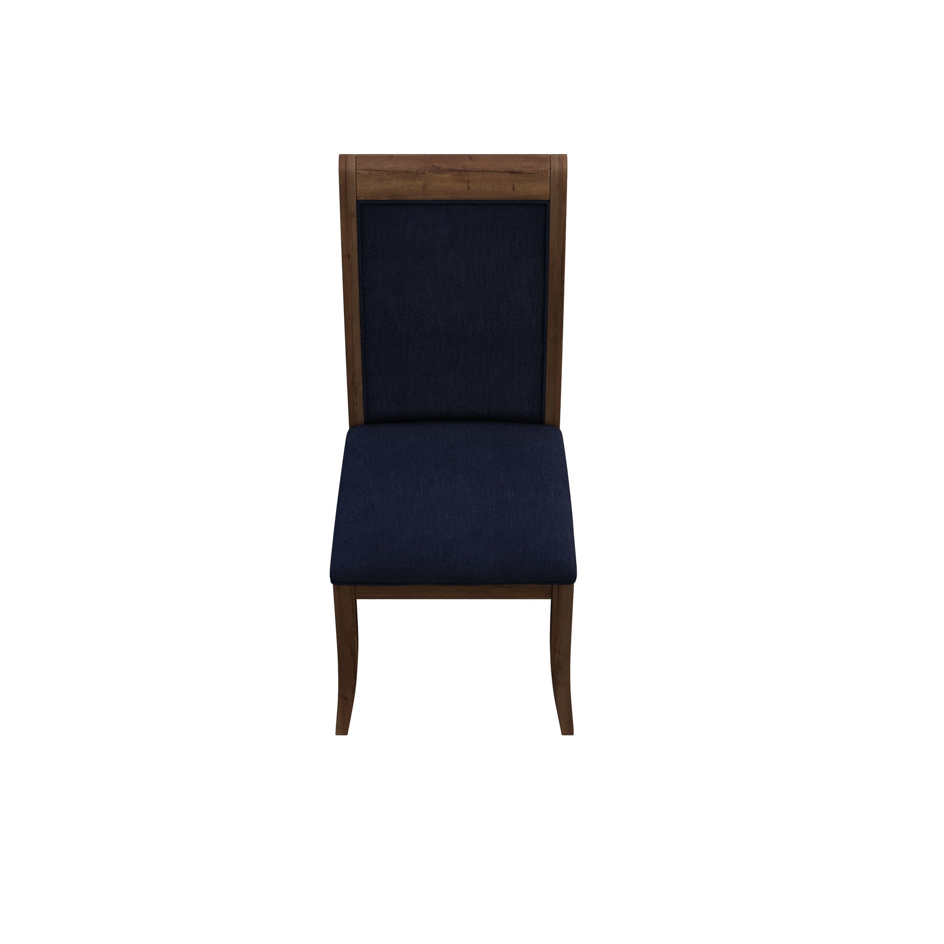 Chair dining with upholstered seat 3D model_1