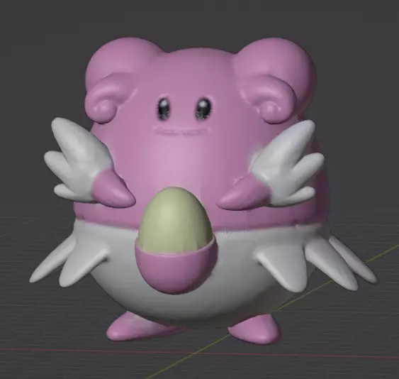 Blissey 3D print model_0