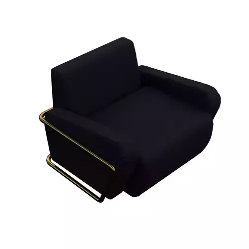 Armchair gold lounge chair