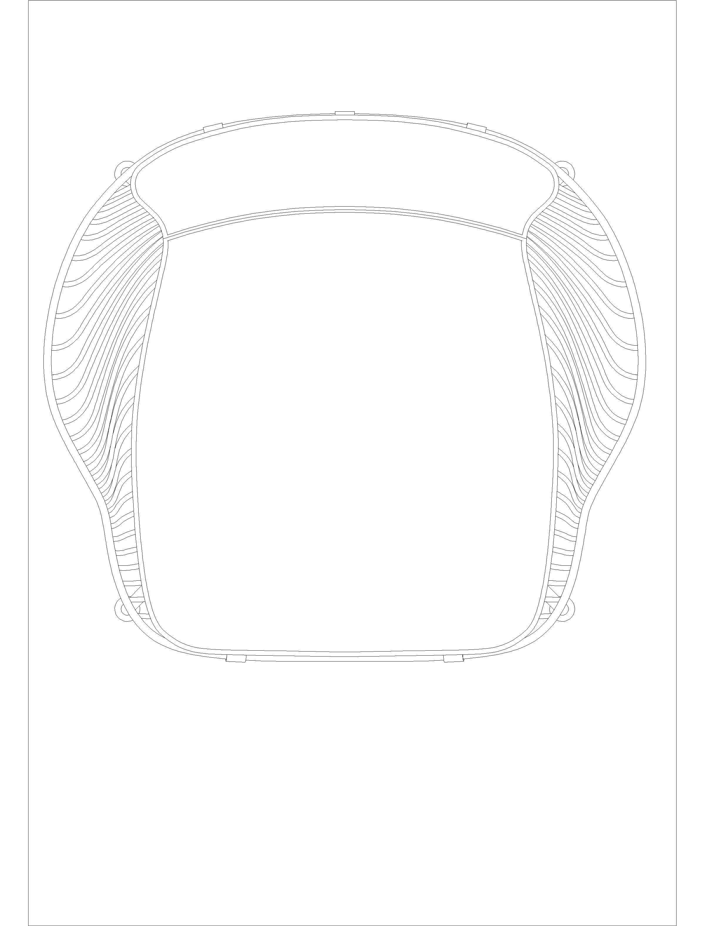 3dsmax modern chair 3D model_4