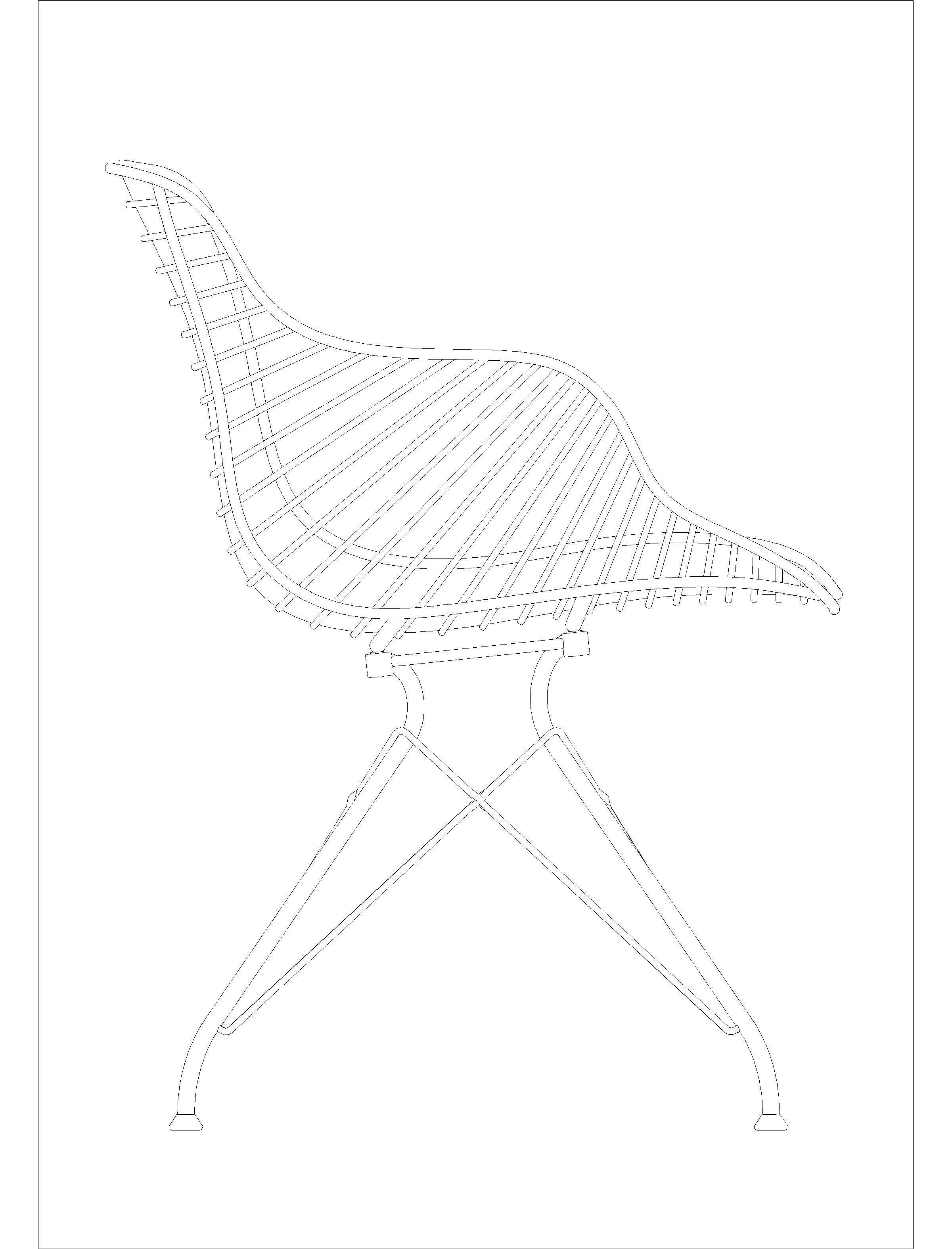 3dsmax modern chair 3D model_3