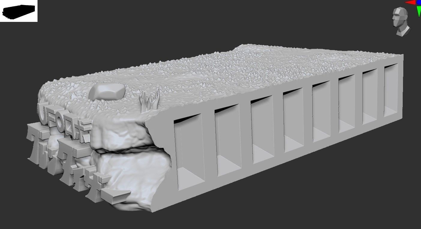 GROUND BASE - GRENDIZER 3D print model_14