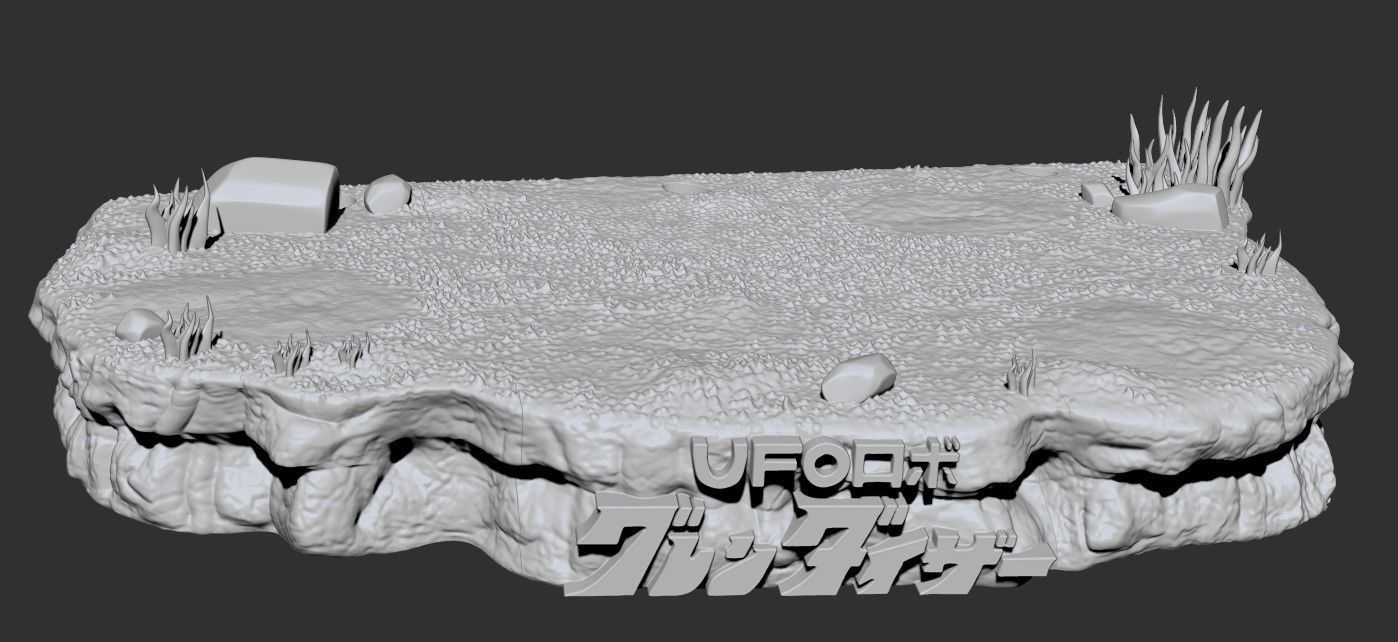 GROUND BASE - GRENDIZER 3D print model_3