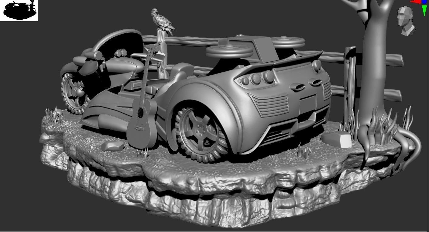 GROUND BASE - GRENDIZER 3D print model_16