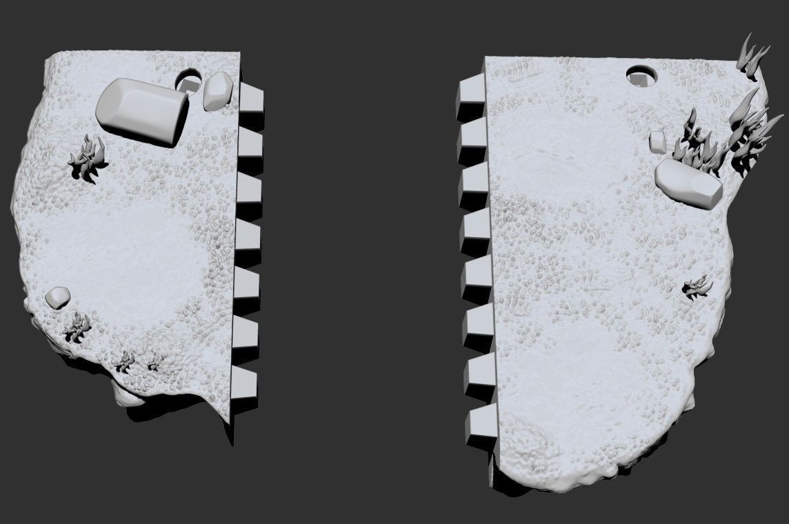 GROUND BASE - GRENDIZER 3D print model_4