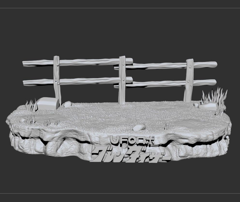 GROUND BASE - GRENDIZER 3D print model_8