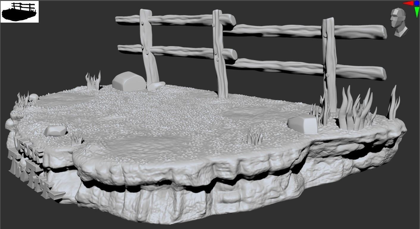 GROUND BASE - GRENDIZER 3D print model_15