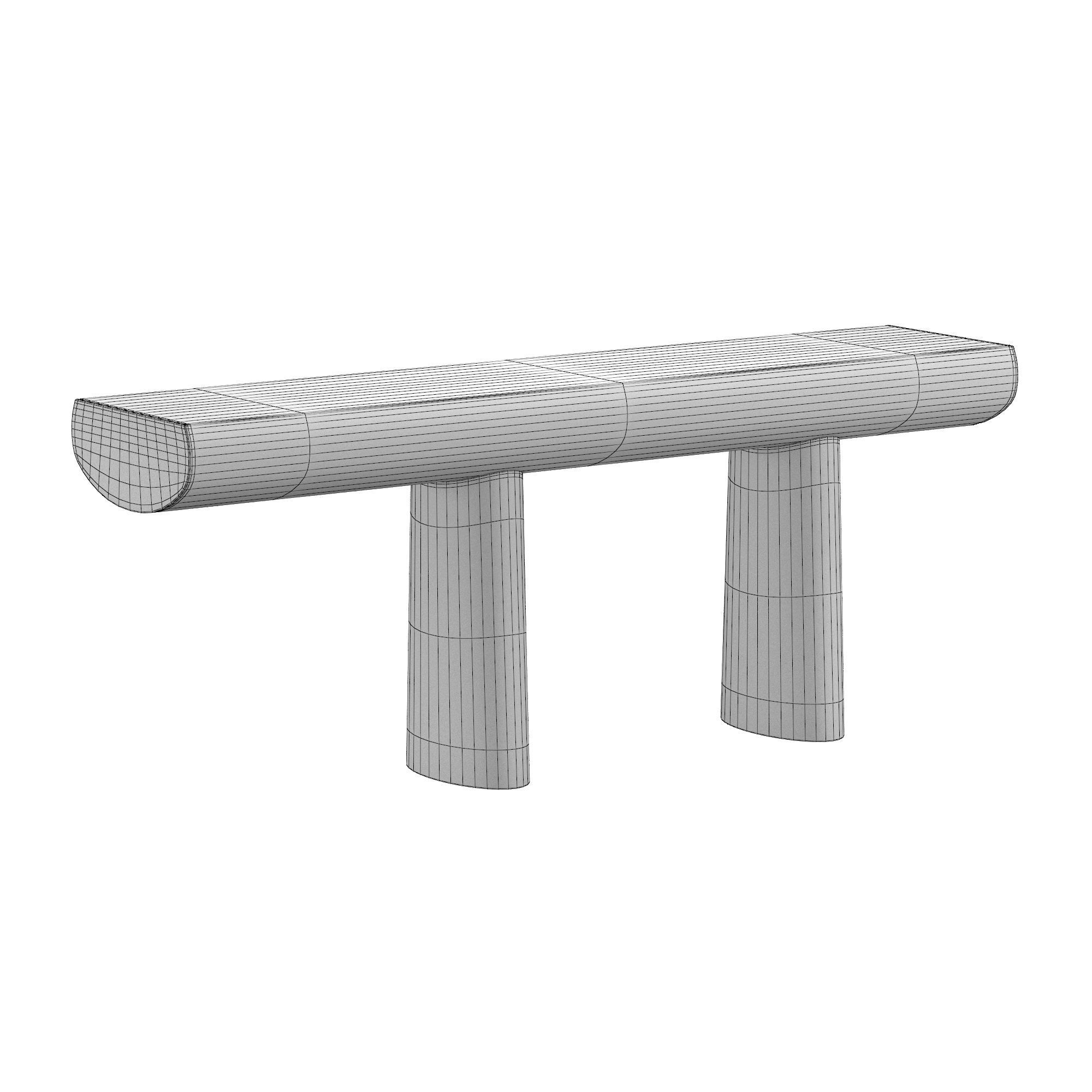 Console urushi 3D model_3