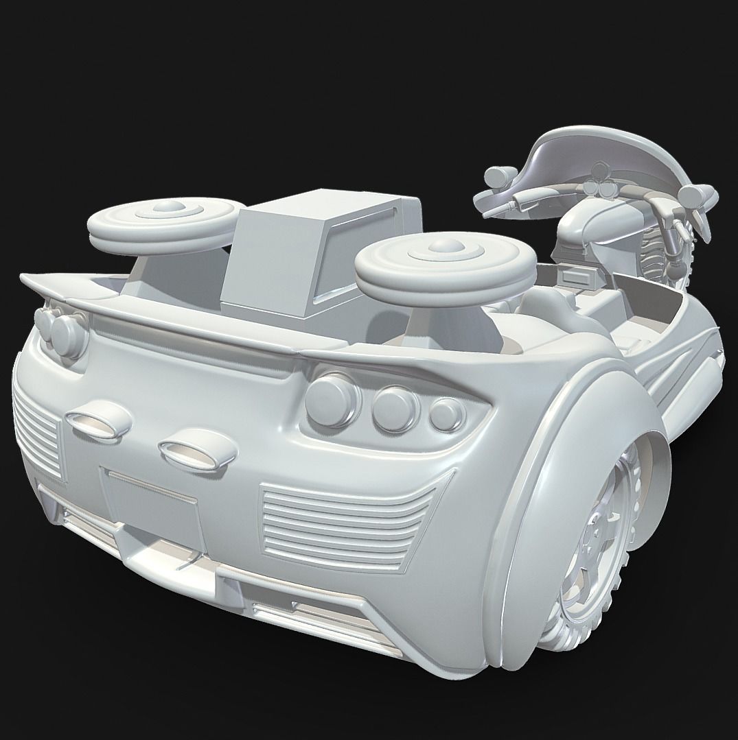Duke Fleed Buggy - Grendizer 3D print model_10