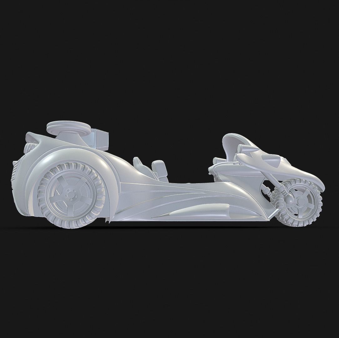 Duke Fleed Buggy - Grendizer 3D print model_11