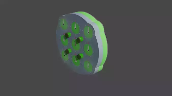 Design Your Own Rubiks Clock In Blender Free 3D model