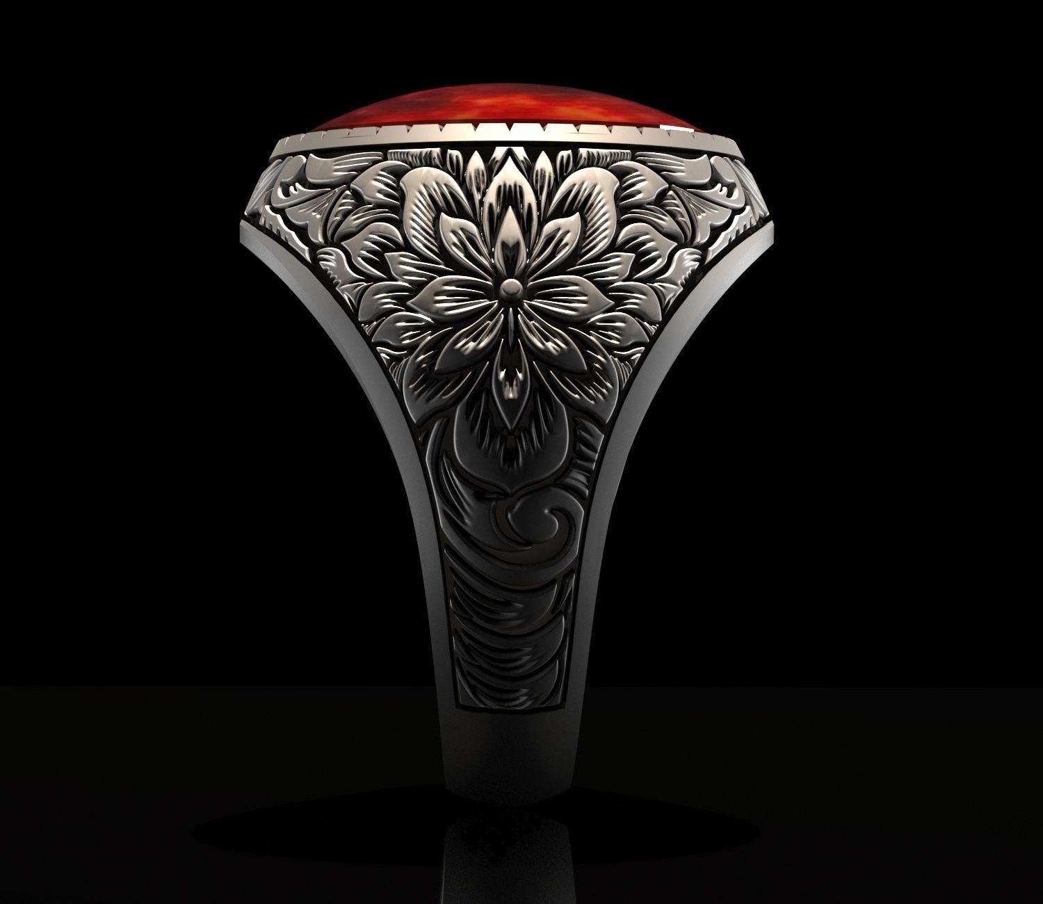 Men Ring  3D print model_2