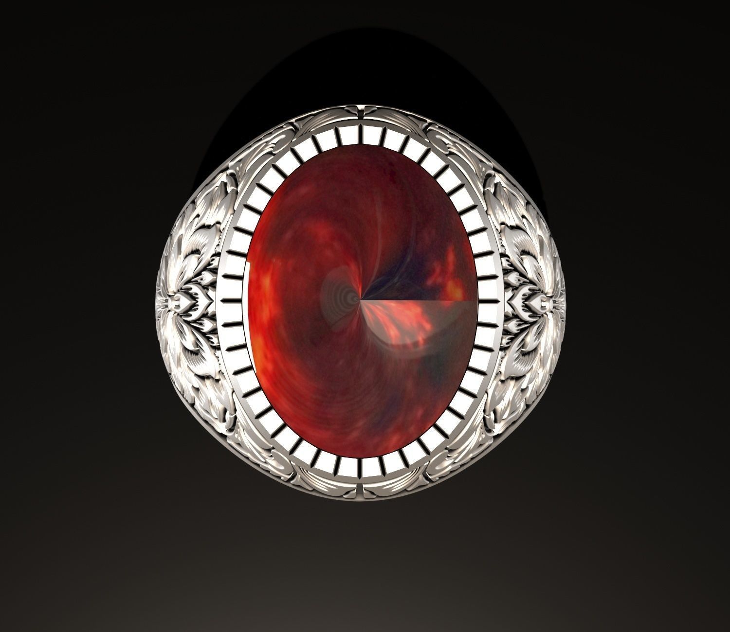 Men Ring  3D print model_4