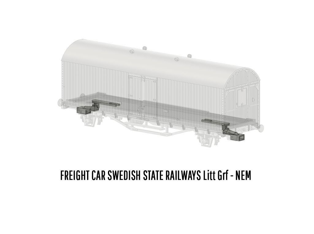ROLLS-0022 Swedish Railways box car Litt Grf H0-scale 3D print model_10