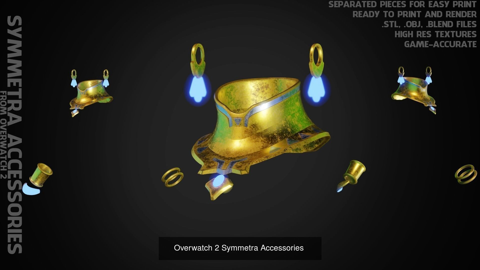 Symmetra Full Armor for Cosplay 3D Model Collection _5