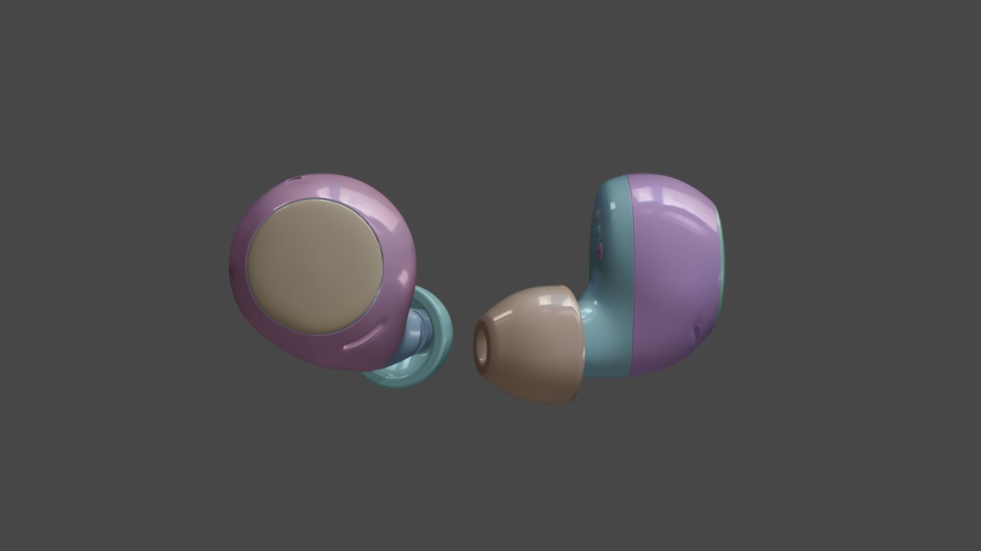 PHONY Wireless Earphones 3D model_5