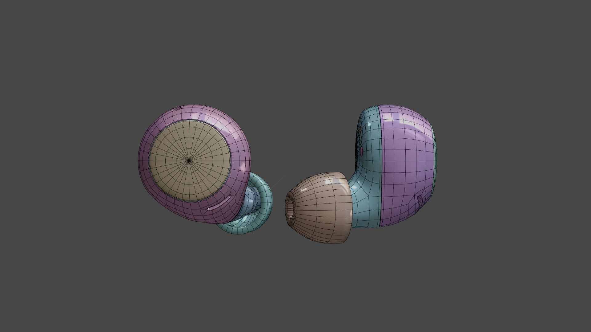 PHONY Wireless Earphones 3D model_6