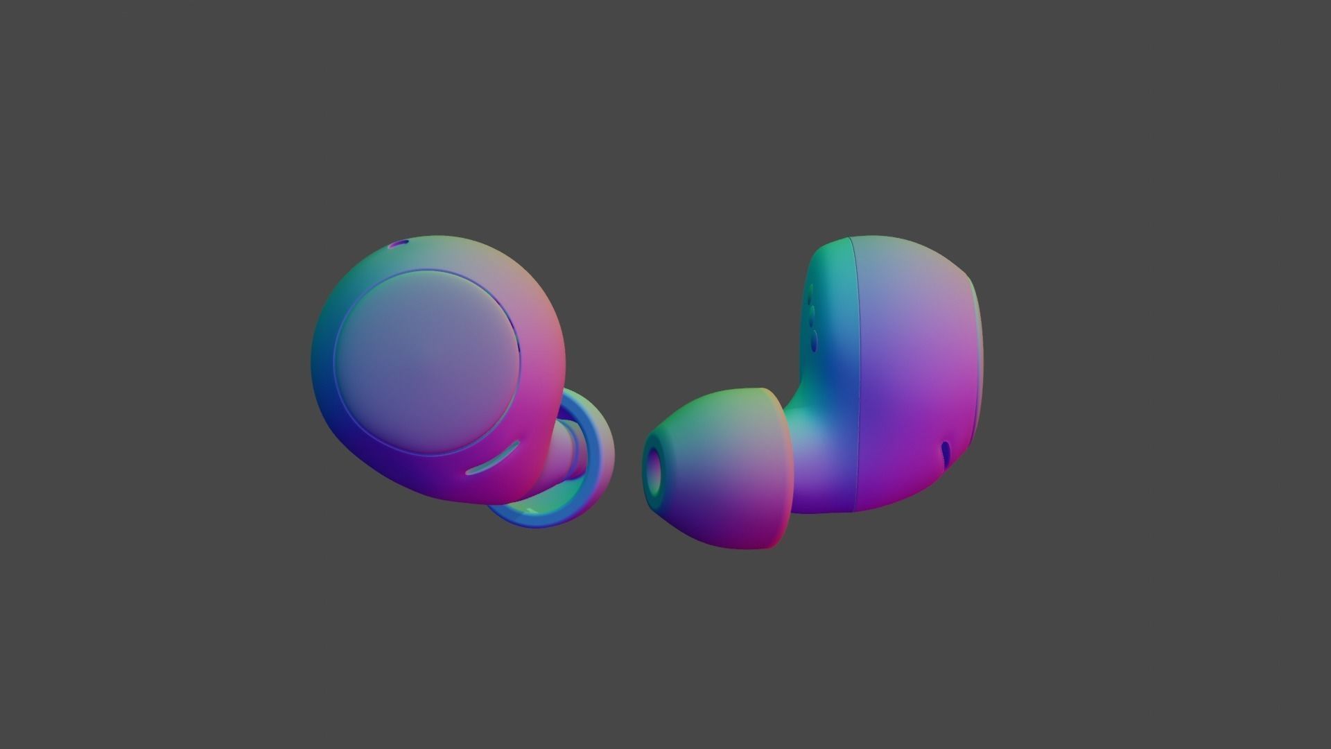 PHONY Wireless Earphones 3D model_4