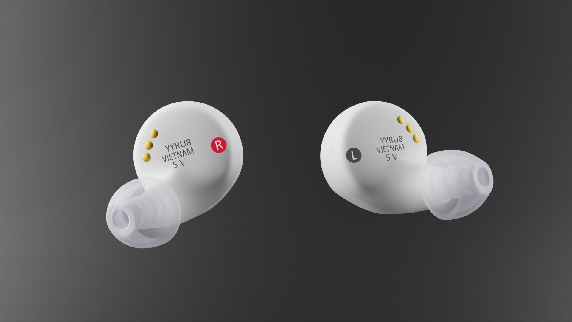PHONY Wireless Earphones 3D model_1