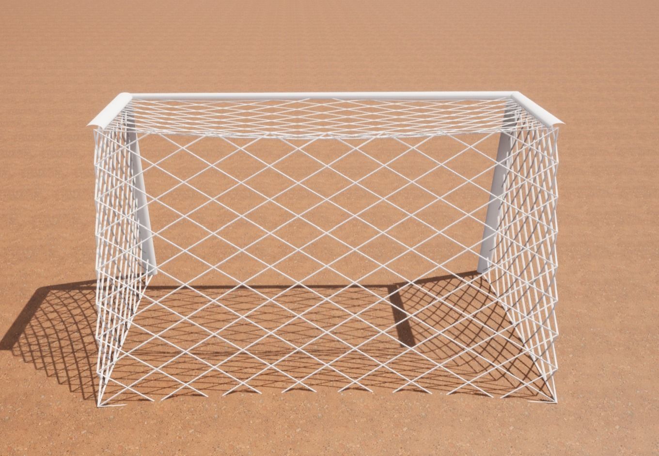 Goal  post 3d model Free low-poly 3D model_2