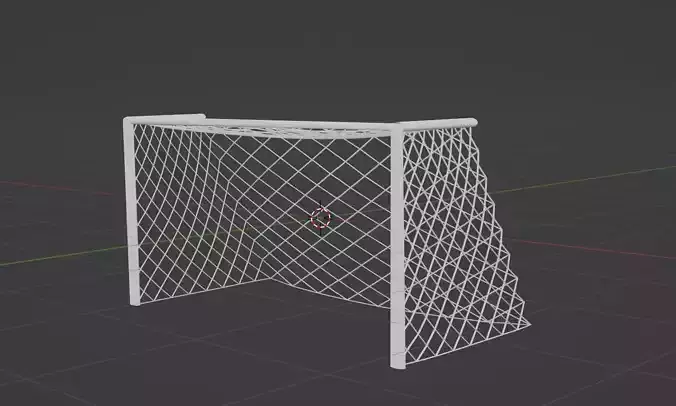 Goal  post 3d model Free low-poly 3D model