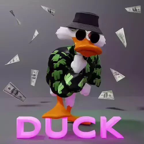 Donald Duck style 3D model