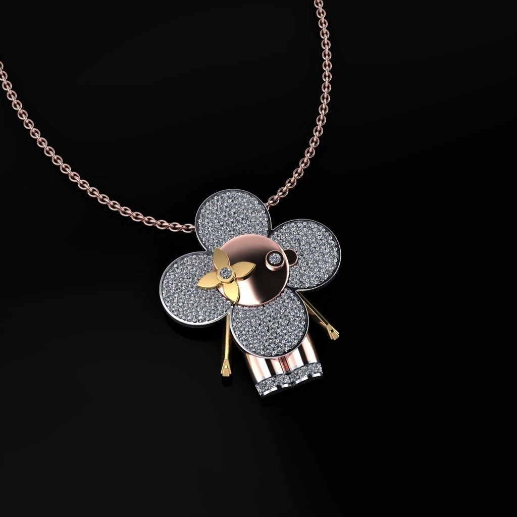 Louis Vuitton Pendant 3D print model_1