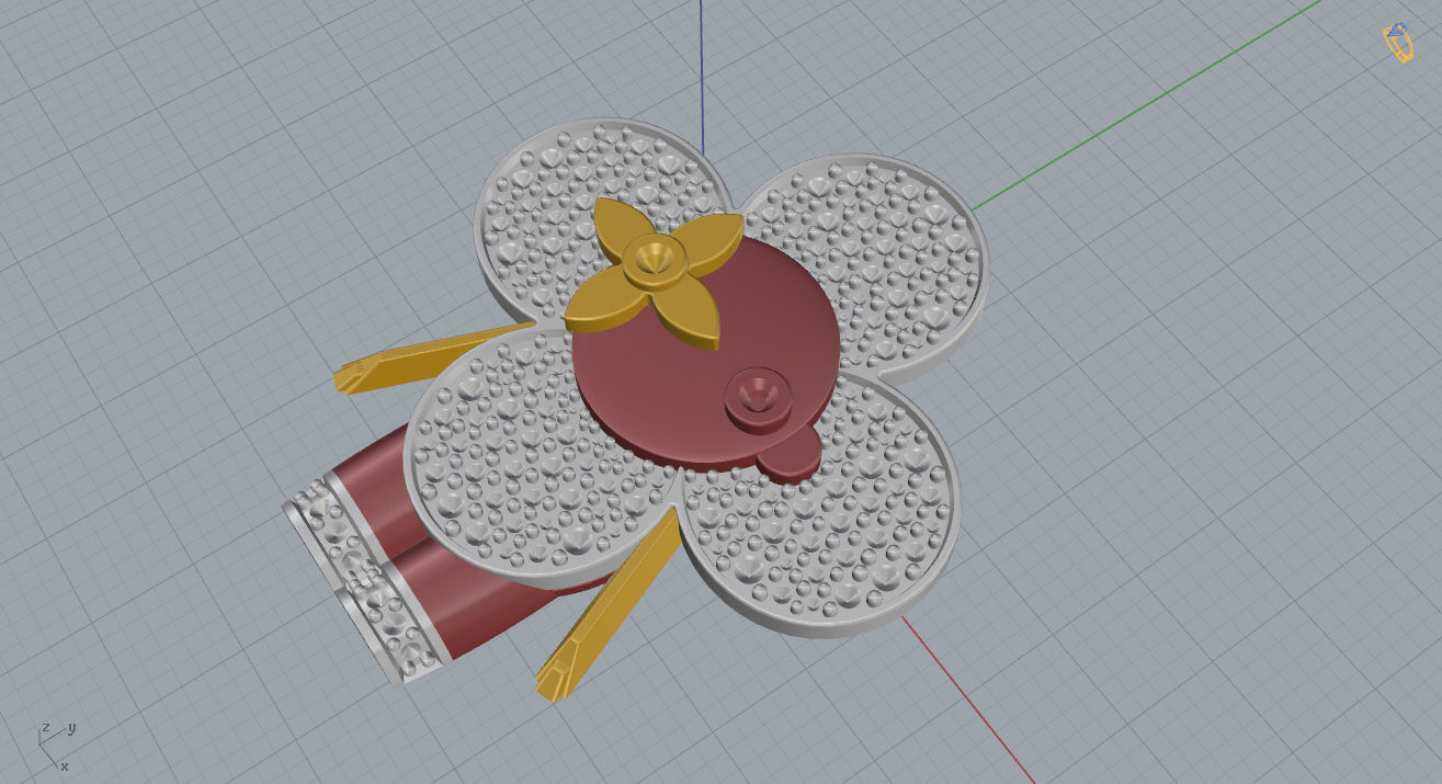 Louis Vuitton Pendant 3D print model_12