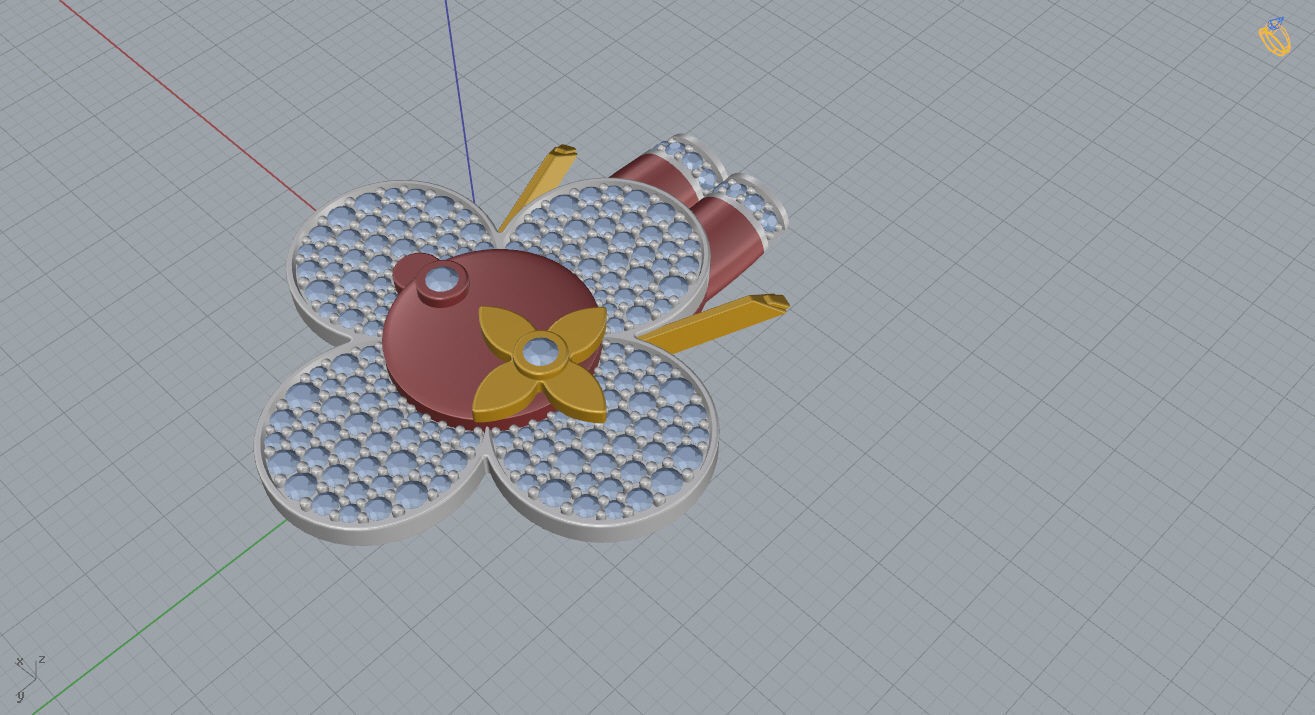 Louis Vuitton Pendant 3D print model_10