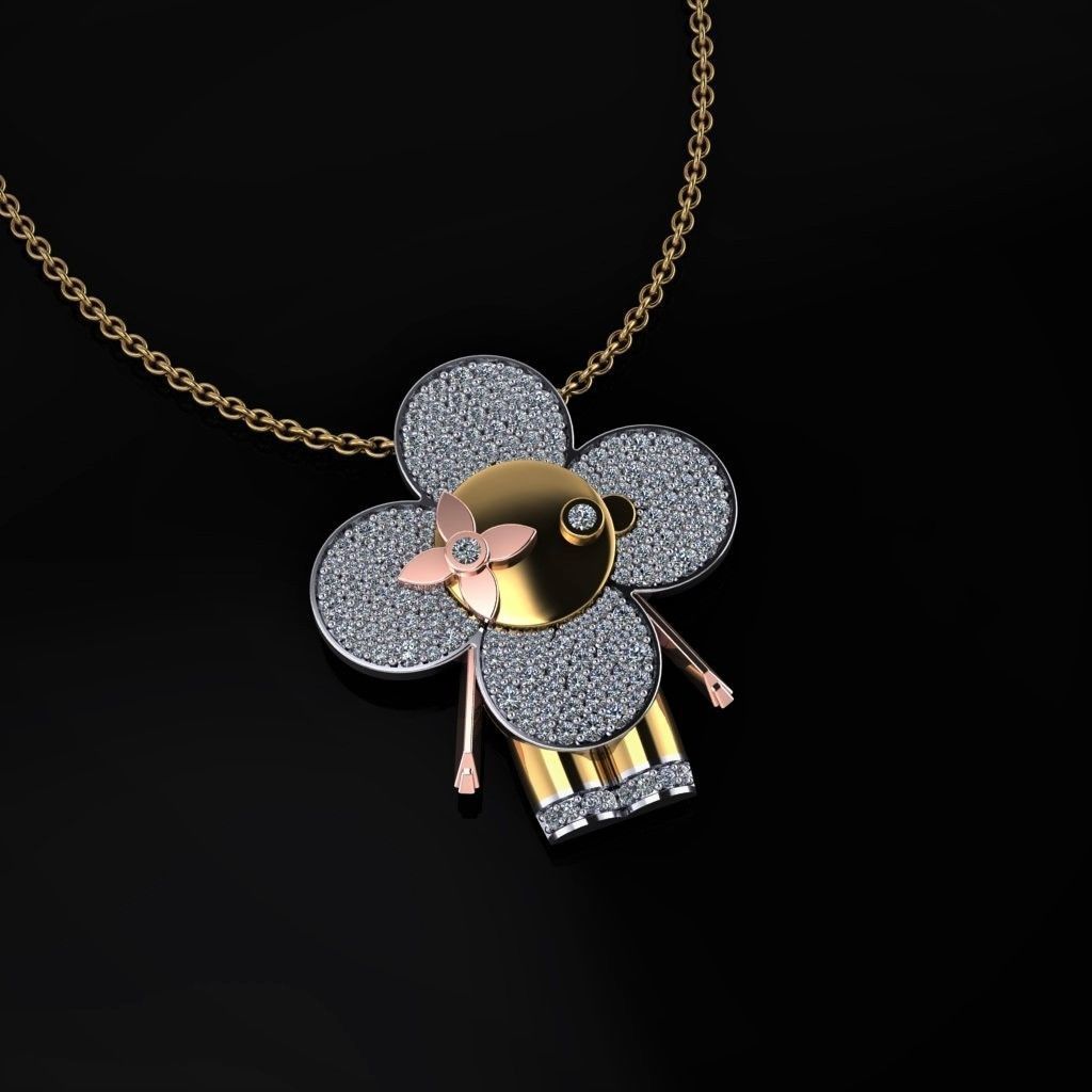 Louis Vuitton Pendant 3D print model_2