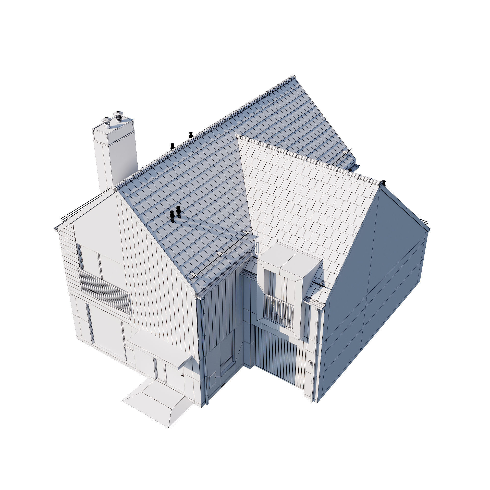 Modern house v31 3D model_21