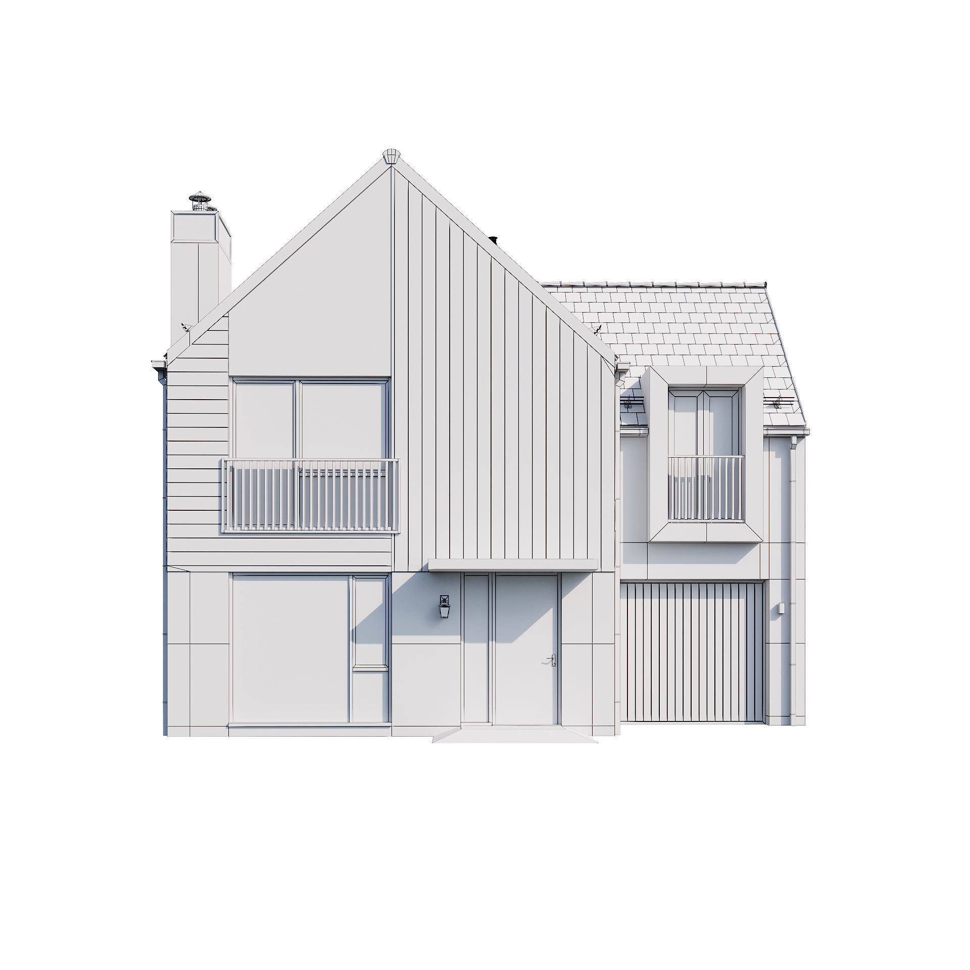 Modern house v31 3D model_5
