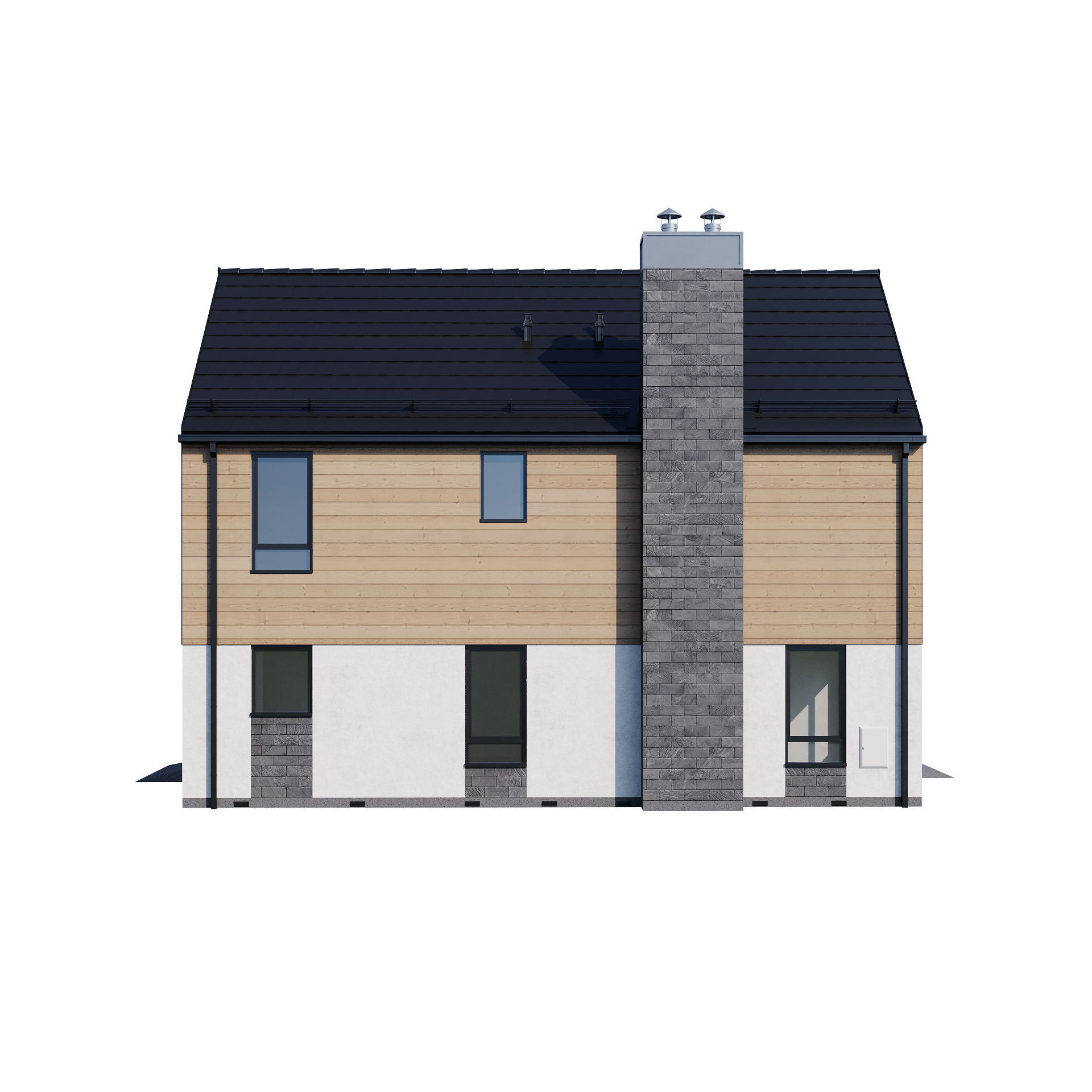 Modern house v31 3D model_14