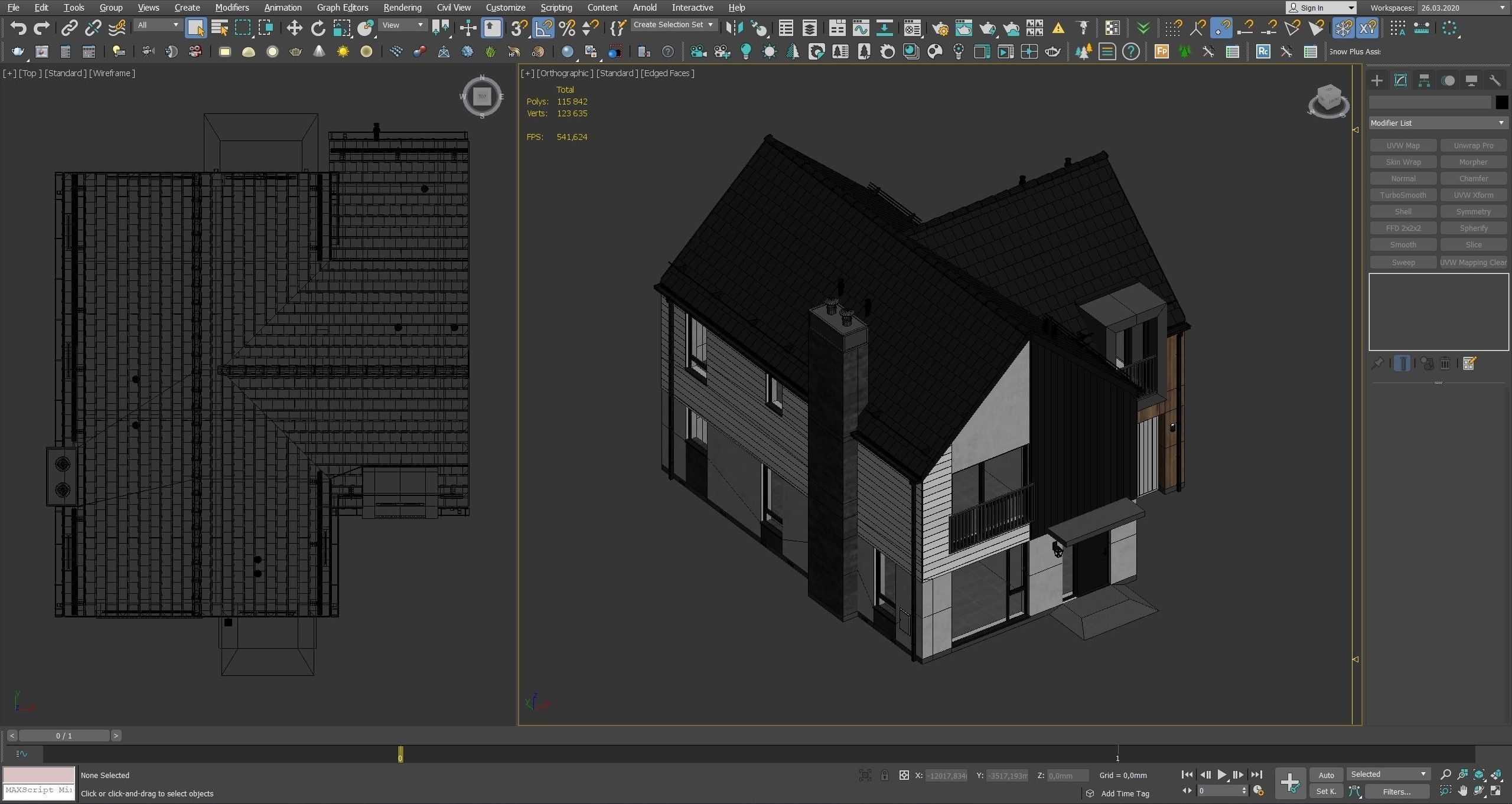 Modern house v31 3D model_8