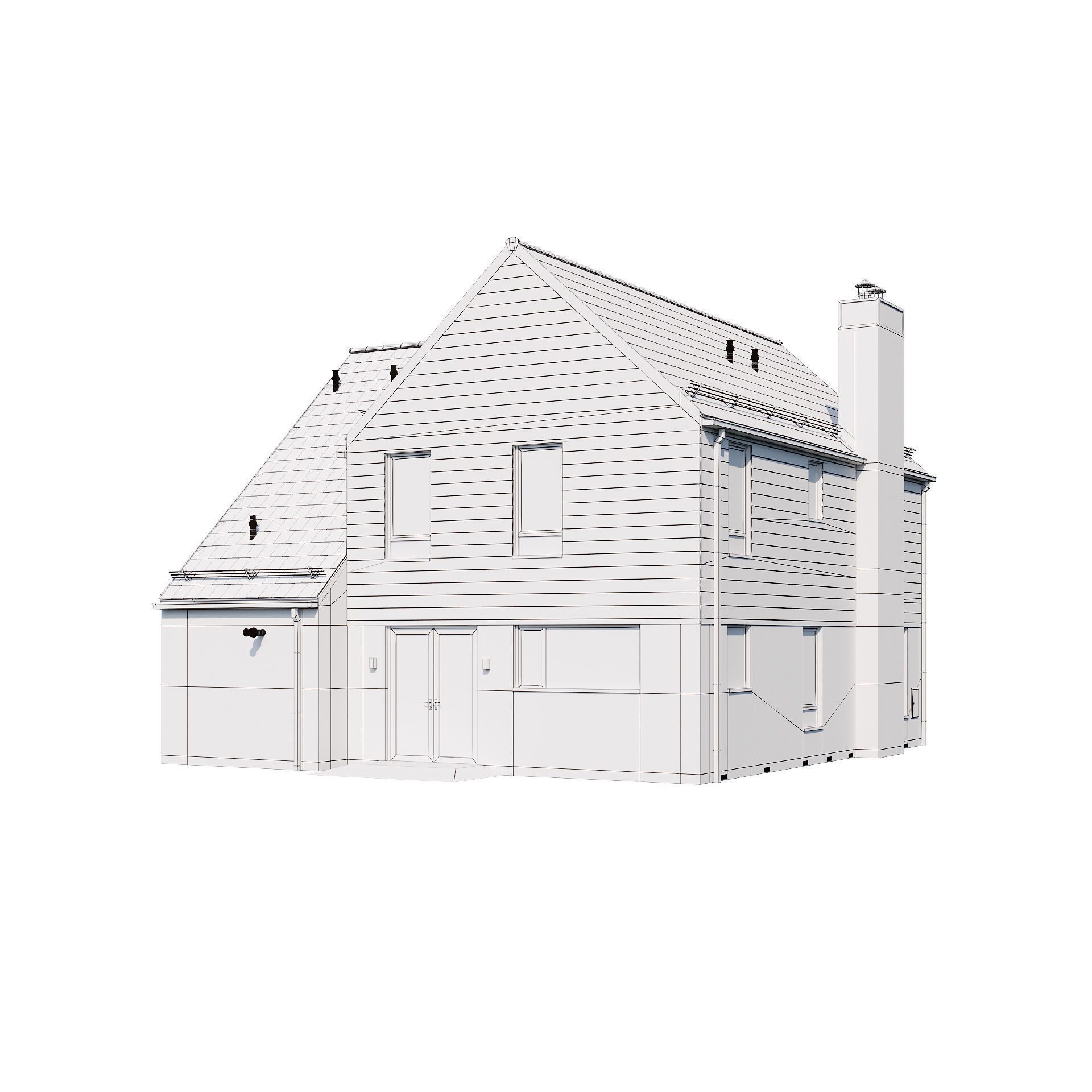 Modern house v31 3D model_17