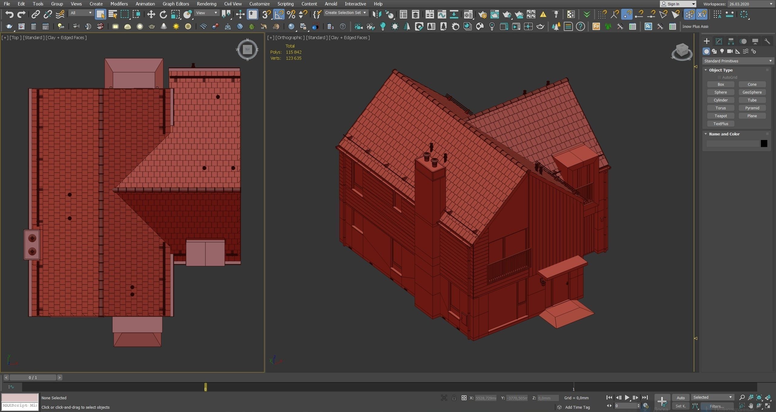 Modern house v31 3D model_6